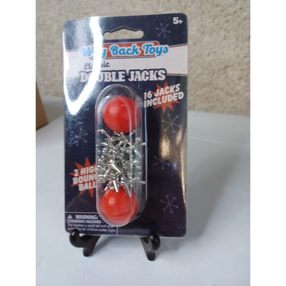 Way Back Toys Classic Double Jacks Classic Child Game High Bounce Balls NOS - Picture 3 of 8